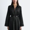 Abito midi a camicia