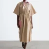 Abito midi con coulisse