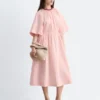 Abito midi con coulisse