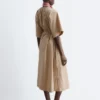 Abito midi con coulisse