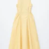 Abito midi con lacci sul retro