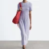 Abito midi con smock