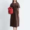 Abito midi con smock