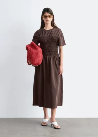 Abito midi con smock