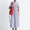 Abito midi con smock