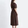 Abito midi con smock
