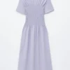 Abito midi con smock