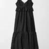 Abito midi con spalline