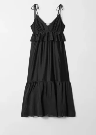 Abito midi con spalline