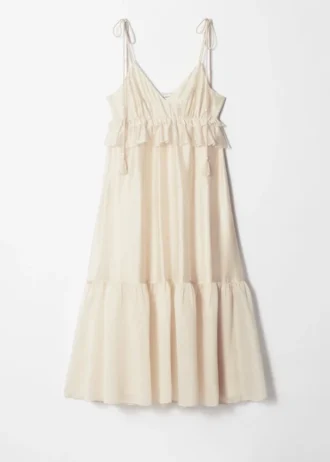 Abito midi con spalline