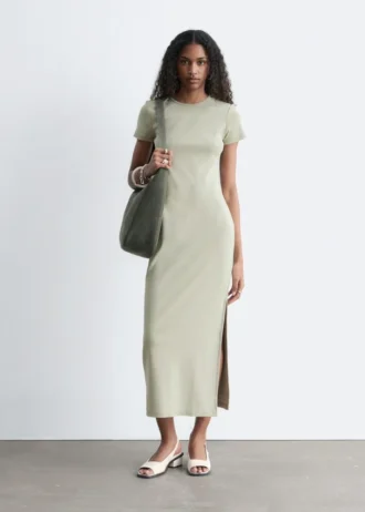 Abito midi in jersey