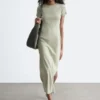 Abito midi in jersey