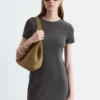 Abito midi in jersey