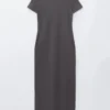 Abito midi in jersey