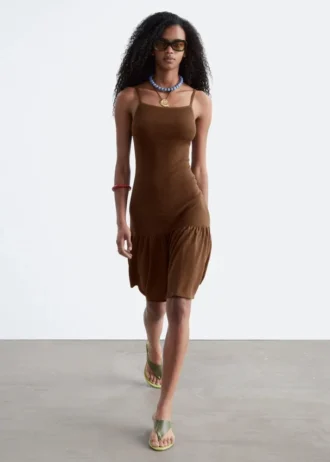 Abito midi in maglia