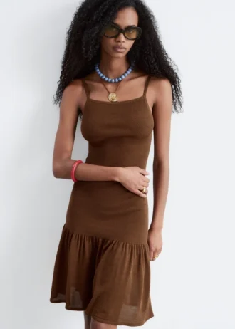 Abito midi in maglia