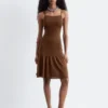 Abito midi in maglia