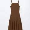 Abito midi in maglia