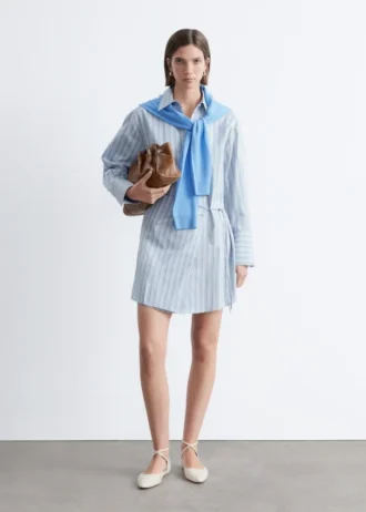 Abito mini a camicia