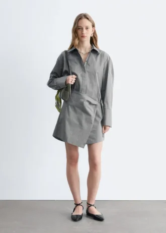 Abito mini a camicia