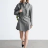 Abito mini a camicia