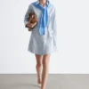 Abito mini a camicia