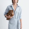 Abito mini a camicia