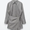 Abito mini a camicia