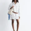 Abito mini a camicia oversize