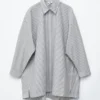 Abito mini a camicia oversize