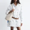 Abito mini a camicia oversize