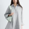 Abito mini a camicia oversize