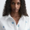 Abito mini a camicia oversize