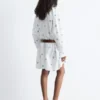 Abito mini a camicia oversize