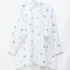 Abito mini a camicia oversize