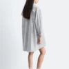 Abito mini a camicia oversize
