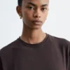 Abito T-shirt midi asimmetrico