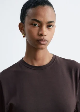 Abito T-shirt midi asimmetrico