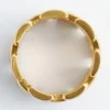 Anello con catena massiccia
