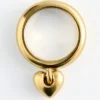 Anello con ciondolo a forma di cuore
