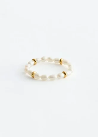 Anello con perla d’acqua dolce
