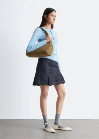 Ballerine con cinturini incrociati in pelle