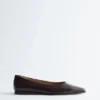 Ballerine in pelle