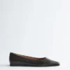 Ballerine in pelle