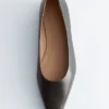 Ballerine in pelle