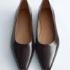Ballerine in pelle