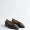 Ballerine in pelle