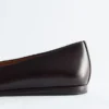 Ballerine in pelle
