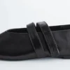 Ballerine in pelle con cinturini incrociati