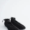 Ballerine in pelle con lacci